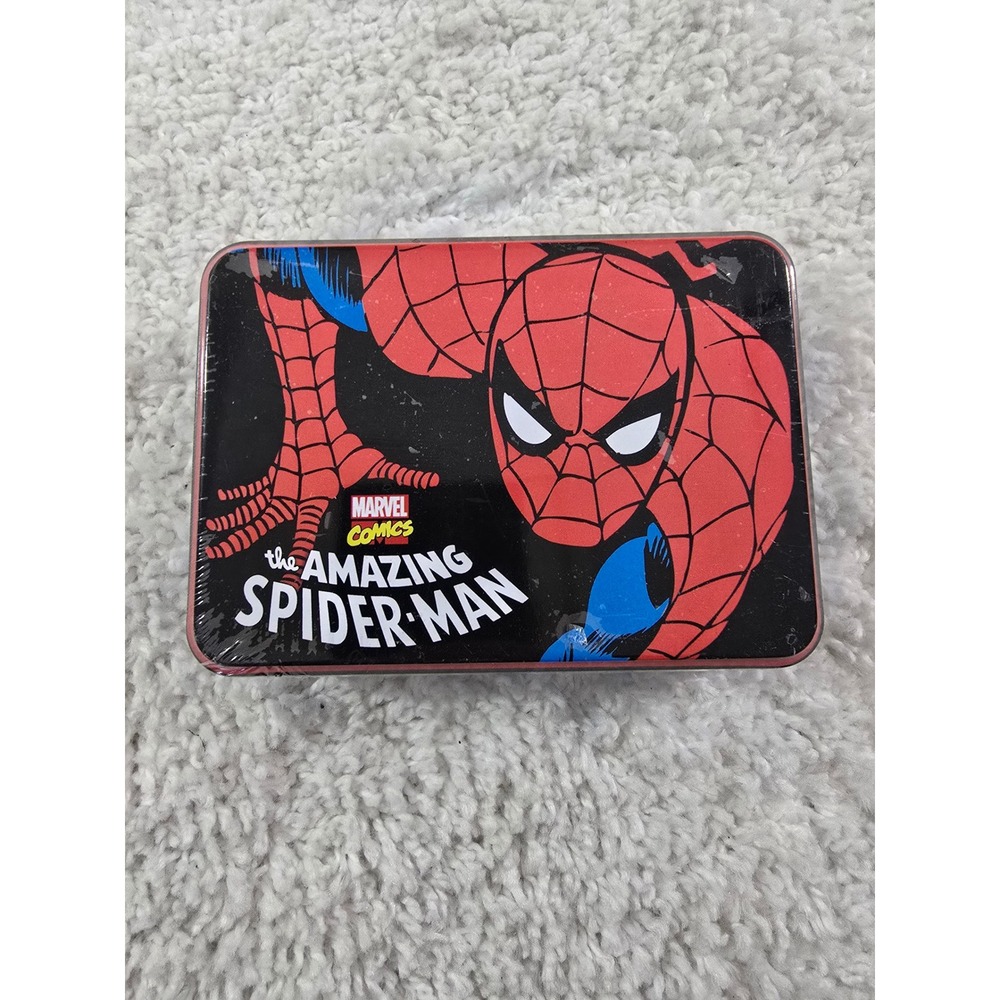 Marvel Amazing Spider-Man Special Edition 2 Deck Playing Card Set in Tin New